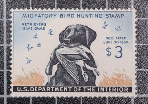 Scott RW26 1959 $3.00 Duck Stamp  MNH Nice Stamp SCV - $130.00