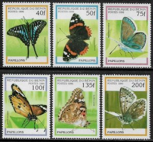 Benin #801-6 MNH Set - Butterflies