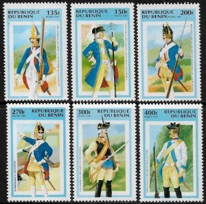 Benin #952-7 MNH Set - Military Uniforms