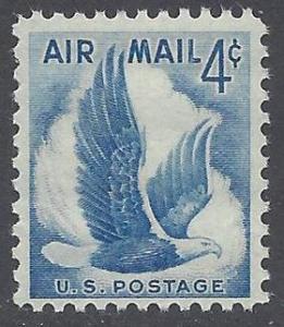 Scott C48 US Air Mail Eagle in Flight 1954 Mint NH