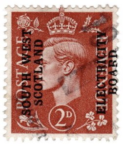 (I.B) George VI Commercial Overprint : South West Scotland Electricity Board