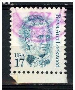 USA 1986 - Scott 2178 used - 17c, Belva Ann Lockwood 