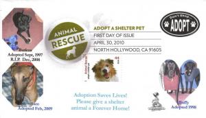 Animal Rescue, Adopt A Shelter Pet First Day Cover #6