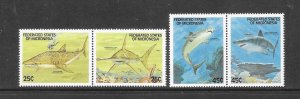 SHARKS - MICRONESIA #80a  MNH
