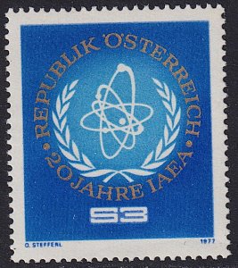 Austria - 1977 - Scott #1059 - MNH - IAEA International Atomic Energy Agency