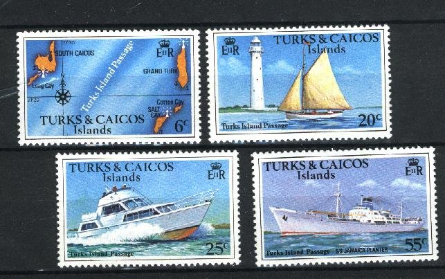 Turks and Caicos Islands # 338-341   Mint NH VF 1978 PD