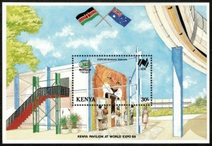 Kenya 1988 - Brisbane World Expo, Australia 200 Years - Souvenir Sheet - 452 MNH