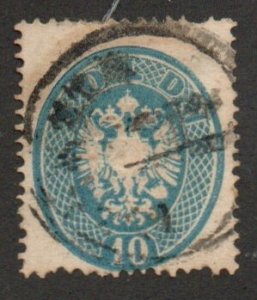 Austrian Off. - Lombardy-Venetia 18 Perf. 14 Used