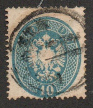 Austrian Off. - Lombardy-Venetia 18 Perf. 14 Used