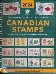 The 2024 Unitrade Specialized Catalogue of Canadian Stamps Reference Guide Book