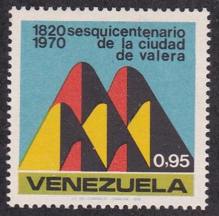 Venezuela #  963, Seven Hills of Valera, LH, 1/3 Cat.