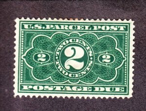 US JQ2 2c Parcel Post Postage Due Mint VF OG H SCV $65