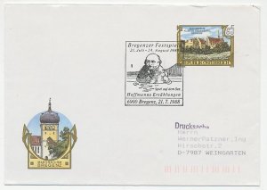 Postal stationery Austria 1988 Monastery Riedenburg