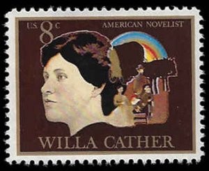 U.S. #1487 MNH; 8c Willa Cather (1973) (4)