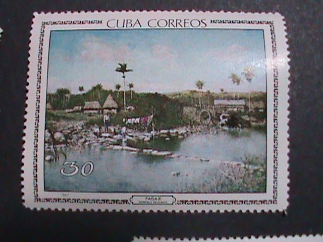 ​CUBA-1967 SC# 1202-6 FAMOUS PAINTINGS-SPRING-BY JORGE ARCHE- MNH STAMPS-VF