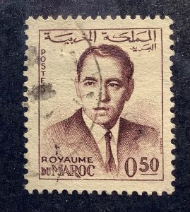 Morocco 1962 Scott 82 used - 0.50 d,  King Hassan II