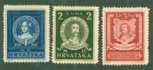 CROATIA 56-8 MH BIN $1.25