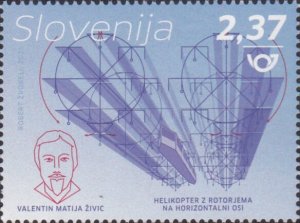 Slovenia 2021 MNH Stamps Scott 1463 Aviation Inventions Science