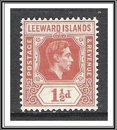 Leeward Islands #106 KG VI MH