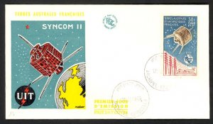 FSAT #C8 FDC CV$1936.60 1965 30Fr ITU