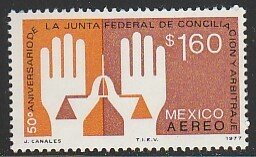 MEXICO C536, 50th Anniv. Labor Arbitration Court. MINT, NH. VF.