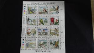 Guernsey 1990 Christmas stamps  Mint