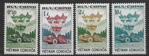 South Vietnam 181-84  1961  set  4  FVF mint  NH