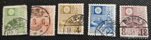 Japan 1930-37 #171-176 Mt. Fuji Used SCV $32.25