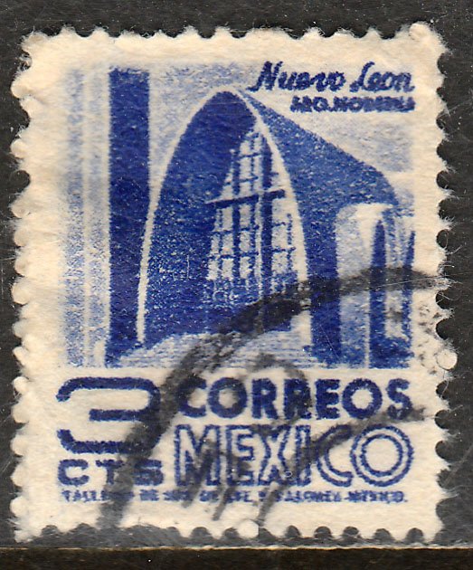 MEXICO 856 3cents 1950 Definitive wmk 279 Used F-VF, (1)