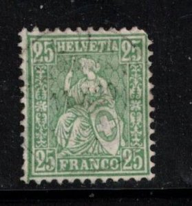 SWITZERLAND Scott # 55a Used - CV $40.00