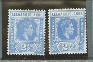 Leeward Islands #108/108a  Single