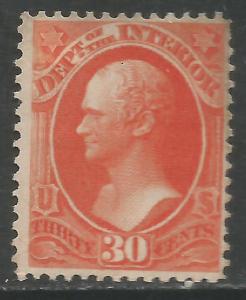 UNITED STATES  O23 MNG 1873 P37