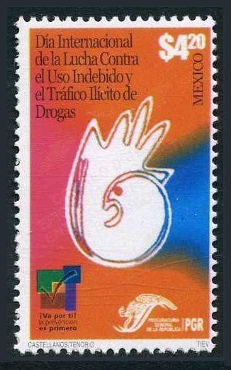 Mexico 2229,MNH. Day against illegal drugs,2001.