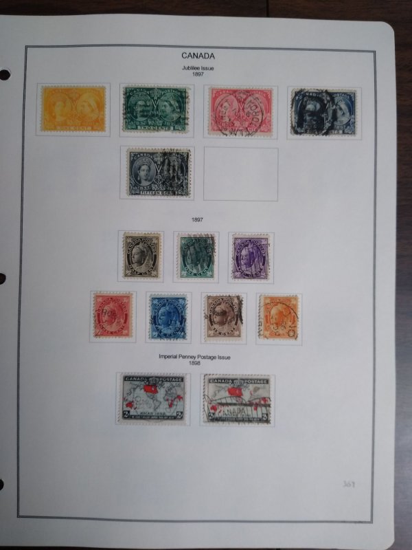 collection on pages Canada 1859-1908 CN: CV $1860