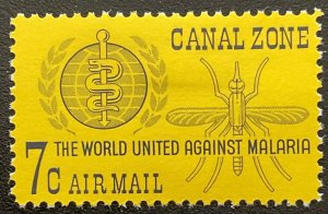 Canal Zone #C33 *MH* Single Malaria Education SCV $.50 L48