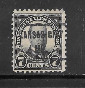 #559 Used Single PRECANCEL AS SHOWN