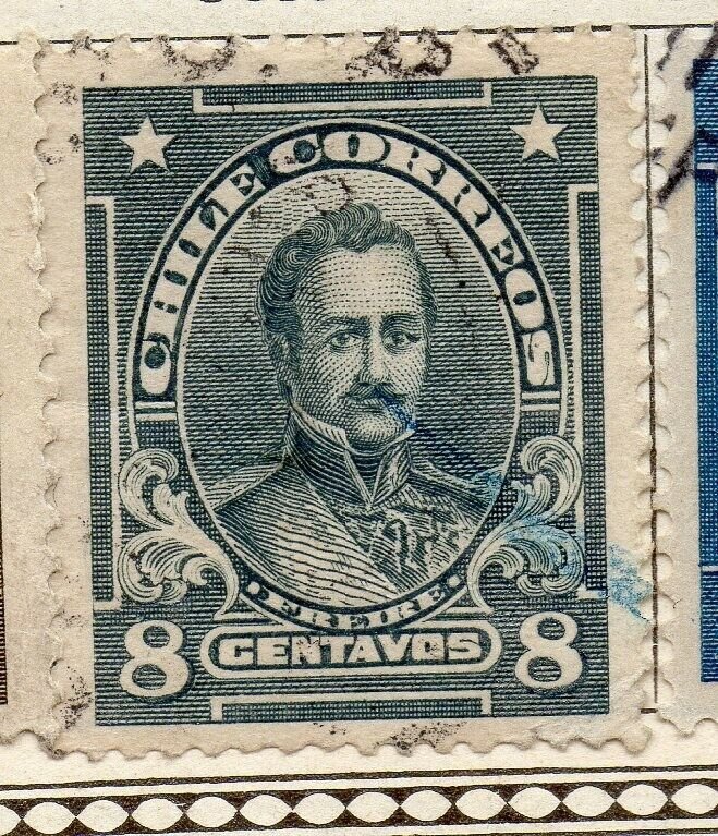 Chile 1911 Early Issue Fine Used 8c. NW-11450