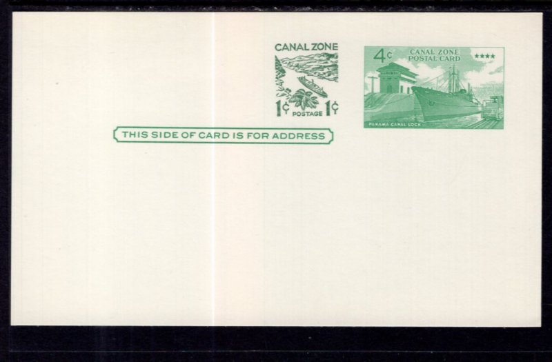 Canal Zone UX16 Ship Unused Postal Card