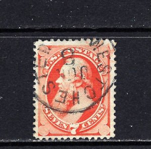 #149 US 7 CENT VERMILION STANTON-USED-N/G-FINE-VF