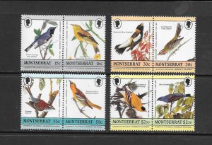 BIRDS - MONTSERRAT #580-83  MNH