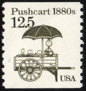 SC#2133 12.5¢ Pushcart Coil Single (1985) MNH