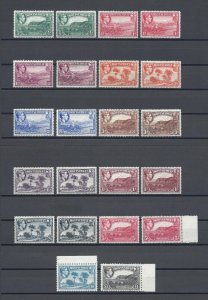 MONTSERRAT 1938/48 SG 101/12 + Perfs MINT Cat £290