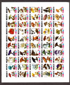 Rare MEXICO TB Seals, Full Sheet, MNH, 1985, Lot 230727 -09