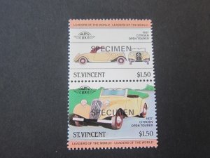 St Vincent 1983 Sc 690 SPECIMENT pair MNH