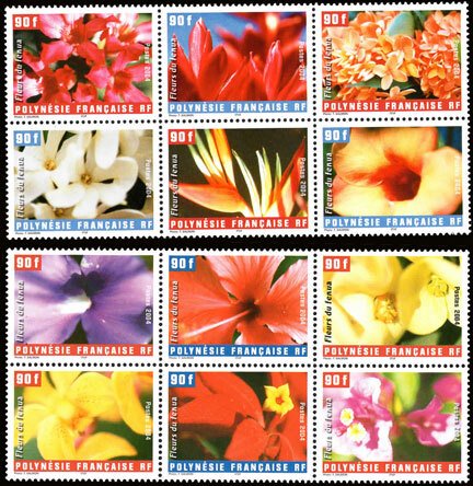 Scott #884-5 Flowers - Bklt Panes MNH