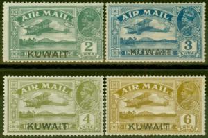 Kuwait 1933 Air set of 4 SG31-34 Fine Lightly Mtd Mint