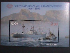 SOUTH AFRICA-1996 SC#950 -50TH ANNIVERSARY: MERCHANT MARINE: MNH S/S VERY FINE