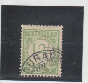 Netherlands Antilles  Scott#  J24  Used  (1915 Postage Due)