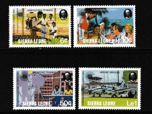 Sierra Leone # 581-584, Communication Day, Mint Hinged. 1/3 Cat.