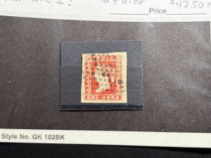 India Scott #4 Used Die 1?